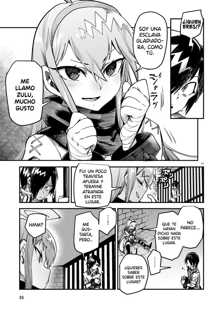 REENCARNADO EN UN COLISEO ~Utilizando la habilidad más débil para derrotar a las mujeres más fuertes y crear un harem de esclavas~ Capítulo 1 - Page 21