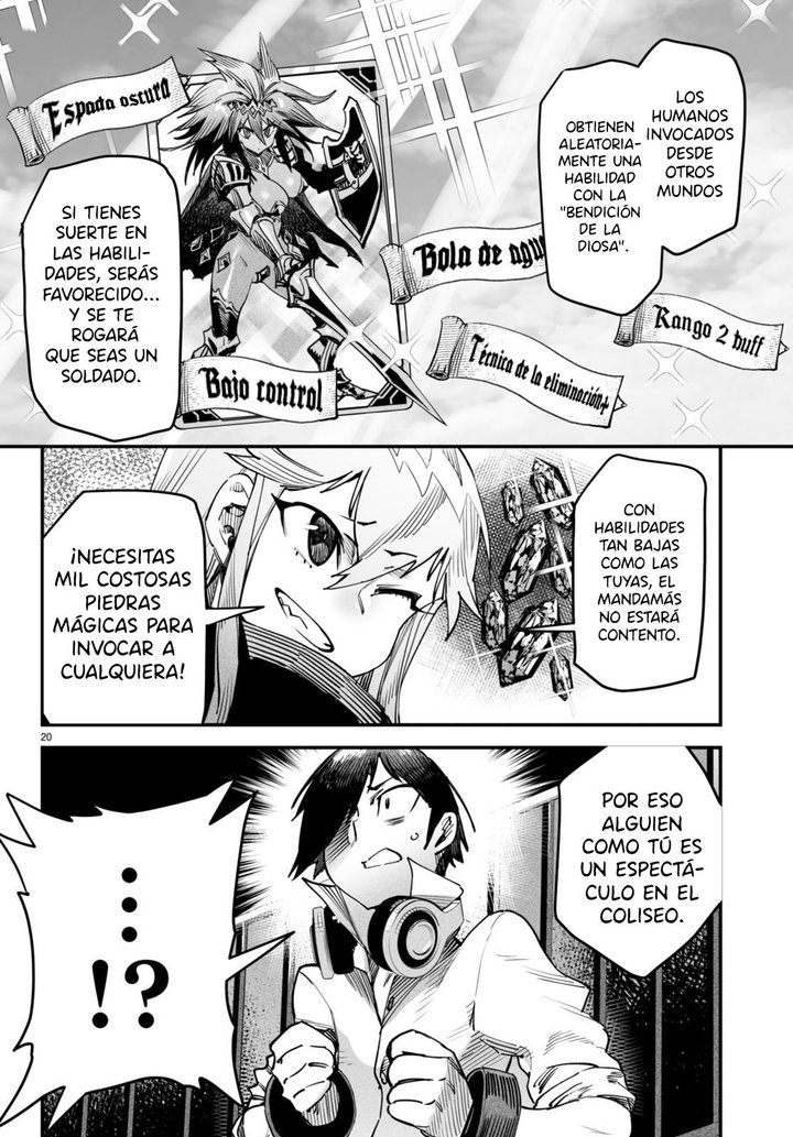 REENCARNADO EN UN COLISEO ~Utilizando la habilidad más débil para derrotar a las mujeres más fuertes y crear un harem de esclavas~ Capítulo 1 - Page 24