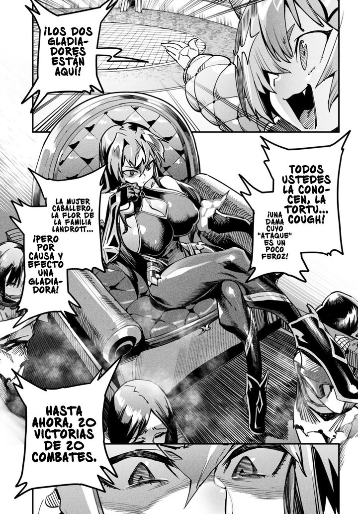 REENCARNADO EN UN COLISEO ~Utilizando la habilidad más débil para derrotar a las mujeres más fuertes y crear un harem de esclavas~ Capítulo 1 - Page 45