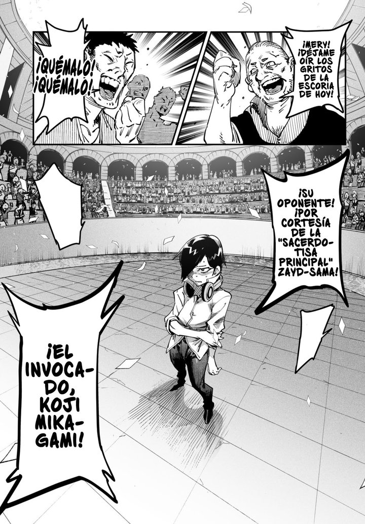 REENCARNADO EN UN COLISEO ~Utilizando la habilidad más débil para derrotar a las mujeres más fuertes y crear un harem de esclavas~ Capítulo 1 - Page 47