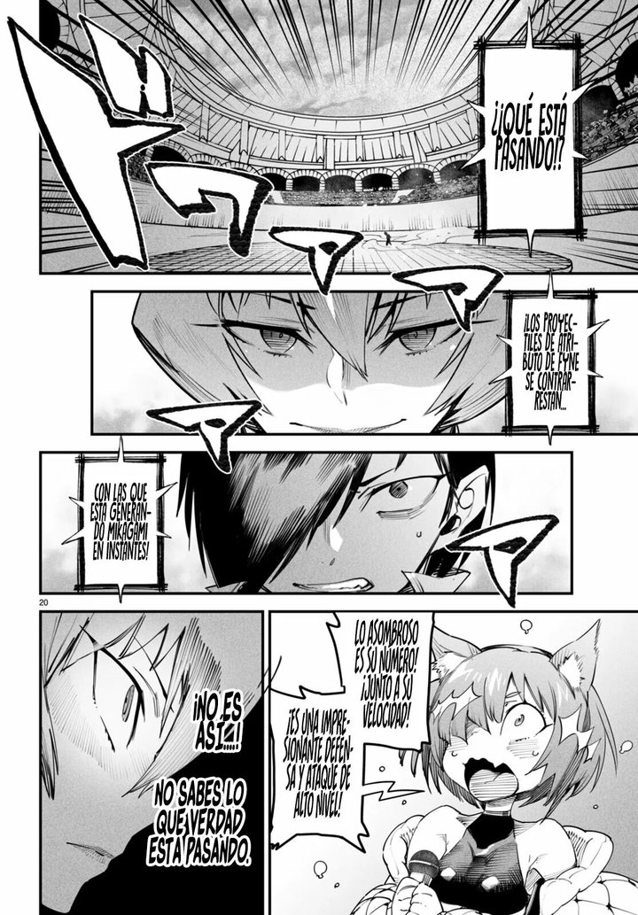 REENCARNADO EN UN COLISEO ~Utilizando la habilidad más débil para derrotar a las mujeres más fuertes y crear un harem de esclavas~ Capítulo 10 - Page 23