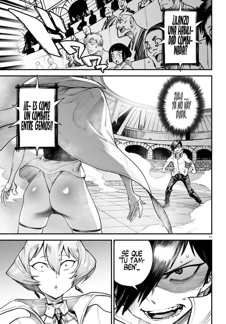 REENCARNADO EN UN COLISEO ~Utilizando la habilidad más débil para derrotar a las mujeres más fuertes y crear un harem de esclavas~ Capítulo 11 - Page 13