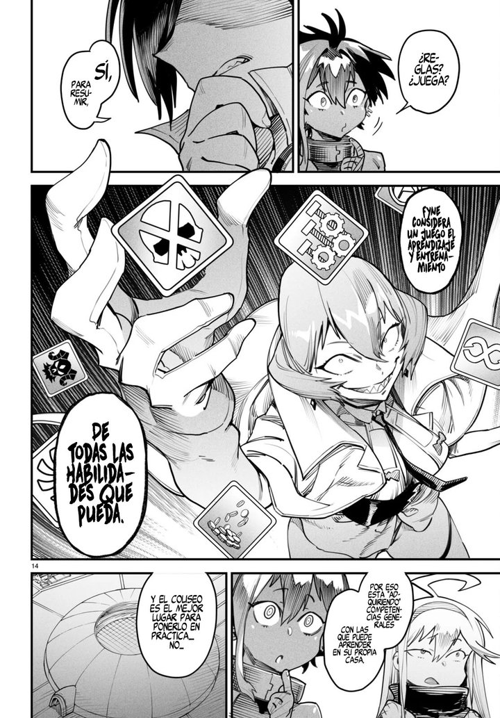 REENCARNADO EN UN COLISEO ~Utilizando la habilidad más débil para derrotar a las mujeres más fuertes y crear un harem de esclavas~ Capítulo 11 - Page 16
