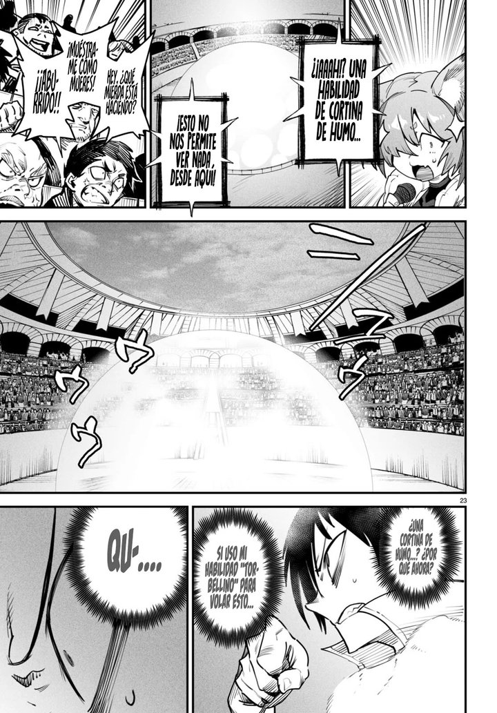 REENCARNADO EN UN COLISEO ~Utilizando la habilidad más débil para derrotar a las mujeres más fuertes y crear un harem de esclavas~ Capítulo 11 - Page 25