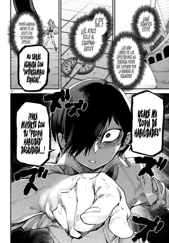 REENCARNADO EN UN COLISEO ~Utilizando la habilidad más débil para derrotar a las mujeres más fuertes y crear un harem de esclavas~ Capítulo 12 - Page 14