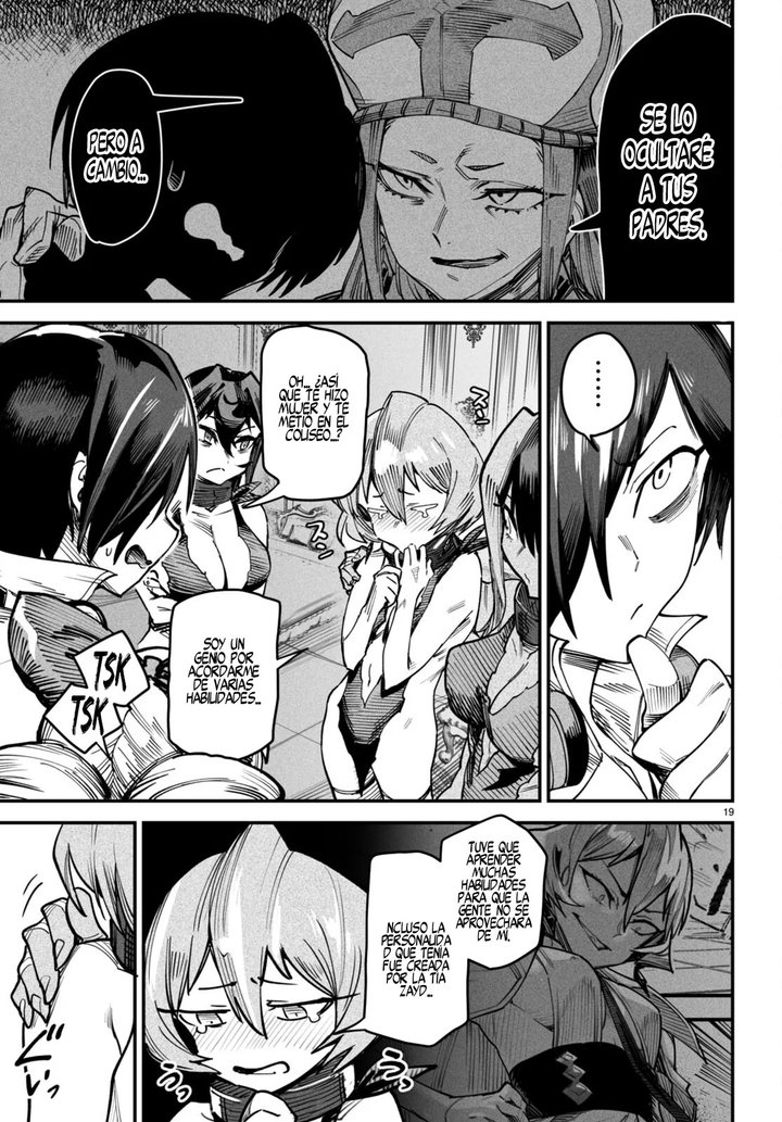 REENCARNADO EN UN COLISEO ~Utilizando la habilidad más débil para derrotar a las mujeres más fuertes y crear un harem de esclavas~ Capítulo 13 - Page 20