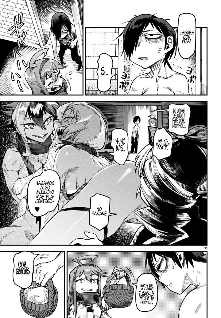 REENCARNADO EN UN COLISEO ~Utilizando la habilidad más débil para derrotar a las mujeres más fuertes y crear un harem de esclavas~ Capítulo 13 - Page 34