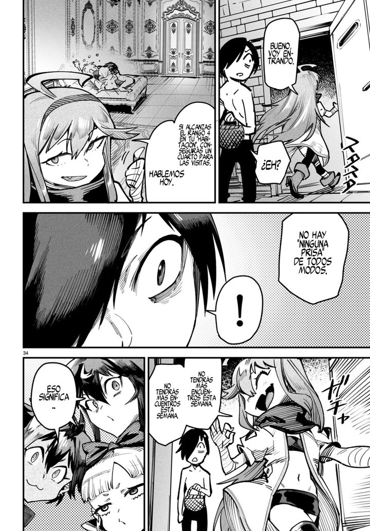 REENCARNADO EN UN COLISEO ~Utilizando la habilidad más débil para derrotar a las mujeres más fuertes y crear un harem de esclavas~ Capítulo 13 - Page 35