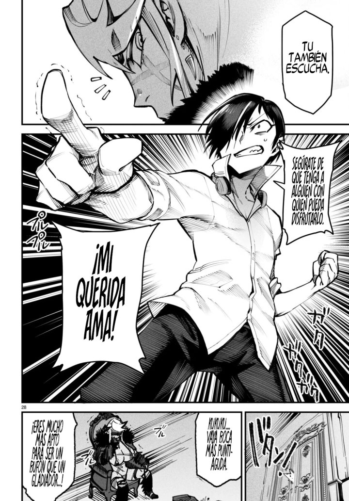 REENCARNADO EN UN COLISEO ~Utilizando la habilidad más débil para derrotar a las mujeres más fuertes y crear un harem de esclavas~ Capítulo 14 - Page 27