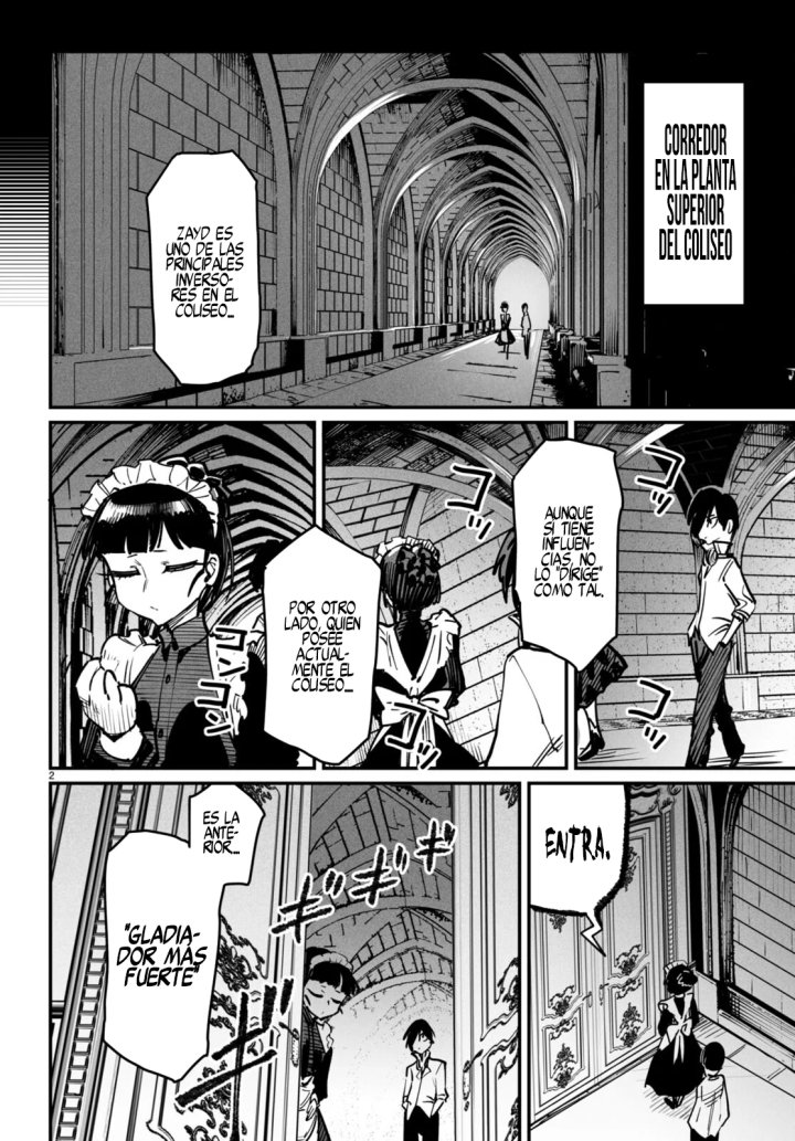 REENCARNADO EN UN COLISEO ~Utilizando la habilidad más débil para derrotar a las mujeres más fuertes y crear un harem de esclavas~ Capítulo 14 - Page 3
