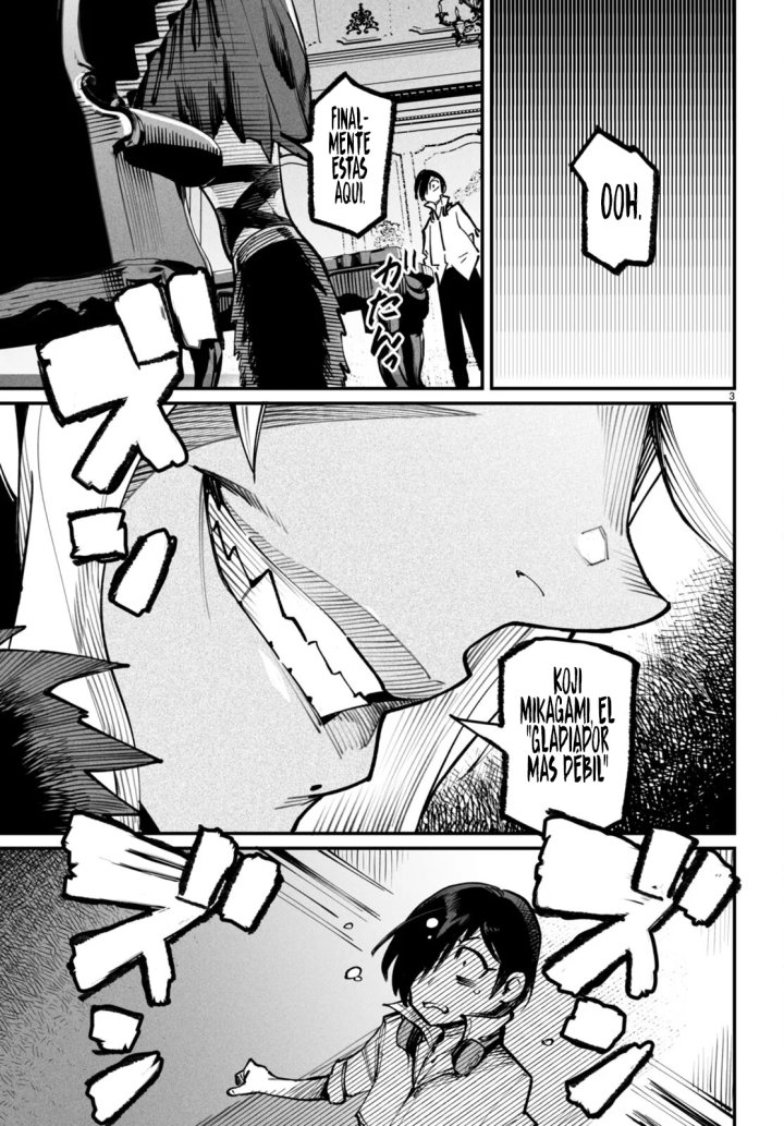 REENCARNADO EN UN COLISEO ~Utilizando la habilidad más débil para derrotar a las mujeres más fuertes y crear un harem de esclavas~ Capítulo 14 - Page 4