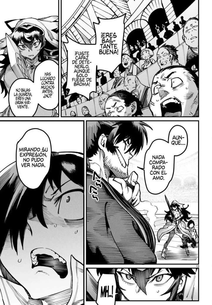 REENCARNADO EN UN COLISEO ~Utilizando la habilidad más débil para derrotar a las mujeres más fuertes y crear un harem de esclavas~ Capítulo 15 - Page 12