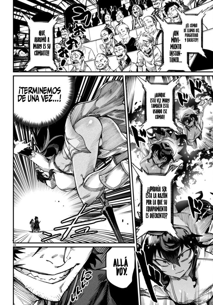 REENCARNADO EN UN COLISEO ~Utilizando la habilidad más débil para derrotar a las mujeres más fuertes y crear un harem de esclavas~ Capítulo 15 - Page 23