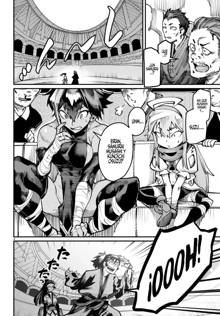 REENCARNADO EN UN COLISEO ~Utilizando la habilidad más débil para derrotar a las mujeres más fuertes y crear un harem de esclavas~ Capítulo 15 - Page 4