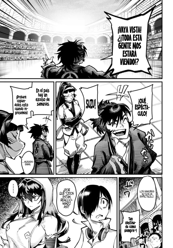 REENCARNADO EN UN COLISEO ~Utilizando la habilidad más débil para derrotar a las mujeres más fuertes y crear un harem de esclavas~ Capítulo 15 - Page 5