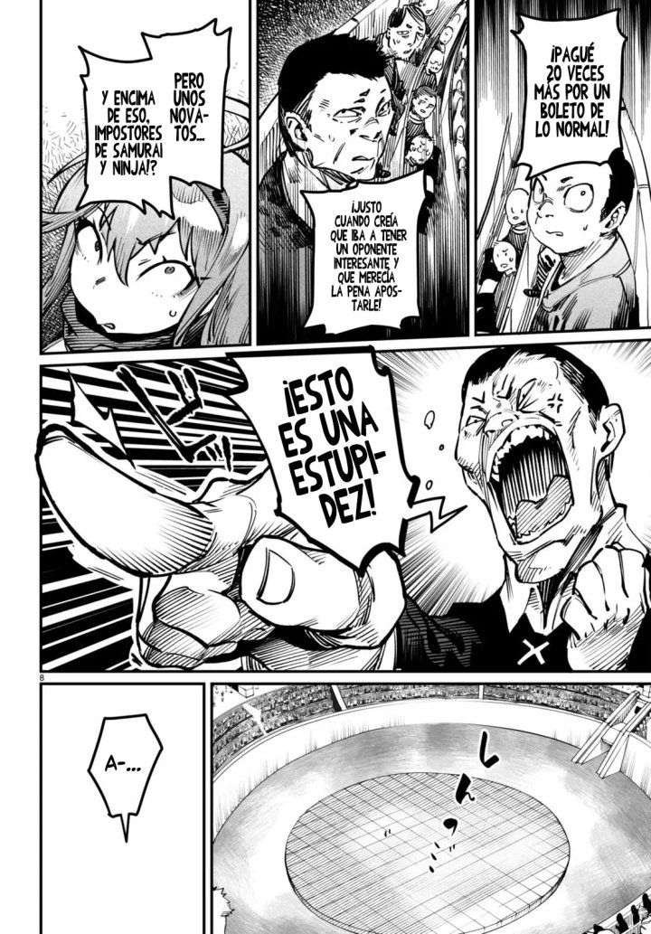 REENCARNADO EN UN COLISEO ~Utilizando la habilidad más débil para derrotar a las mujeres más fuertes y crear un harem de esclavas~ Capítulo 15 - Page 8