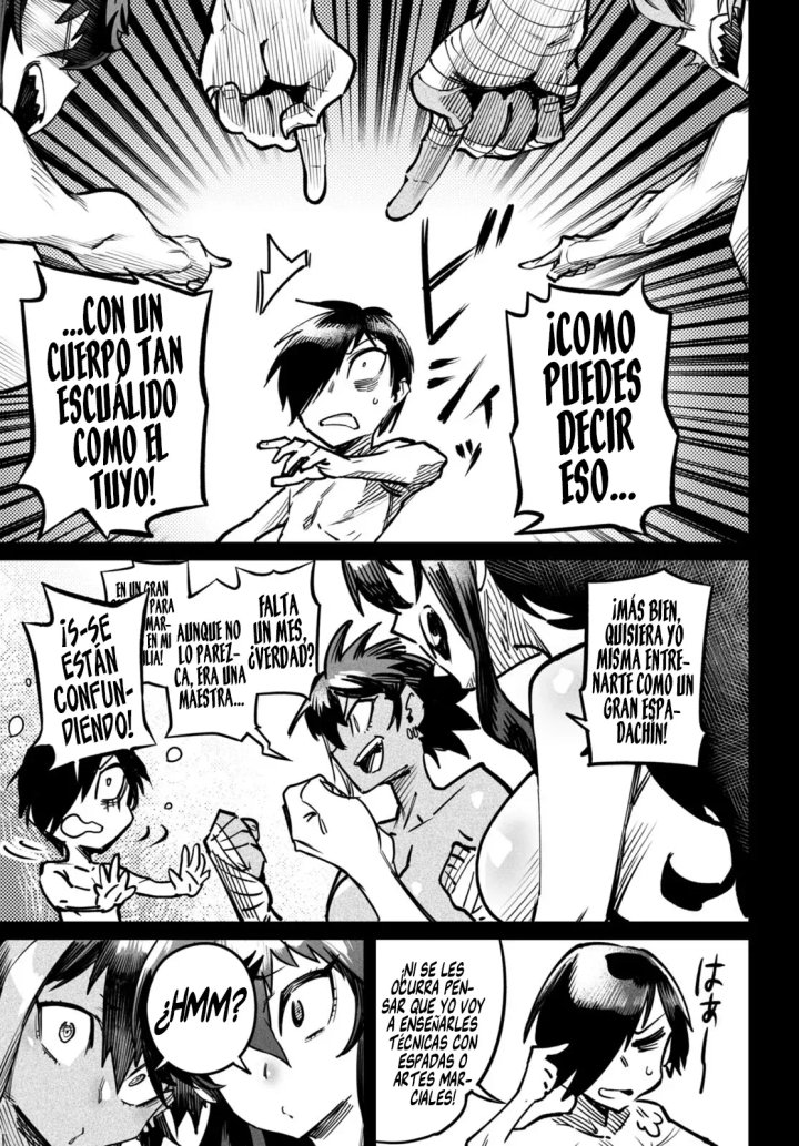 REENCARNADO EN UN COLISEO ~Utilizando la habilidad más débil para derrotar a las mujeres más fuertes y crear un harem de esclavas~ Capítulo 17 - Page 7