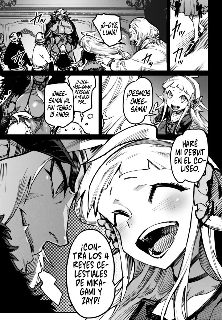 REENCARNADO EN UN COLISEO ~Utilizando la habilidad más débil para derrotar a las mujeres más fuertes y crear un harem de esclavas~ Capítulo 18 - Page 13