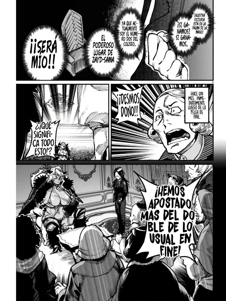 REENCARNADO EN UN COLISEO ~Utilizando la habilidad más débil para derrotar a las mujeres más fuertes y crear un harem de esclavas~ Capítulo 18 - Page 5
