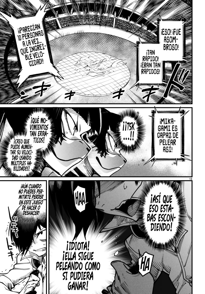REENCARNADO EN UN COLISEO ~Utilizando la habilidad más débil para derrotar a las mujeres más fuertes y crear un harem de esclavas~ Capítulo 19 - Page 14