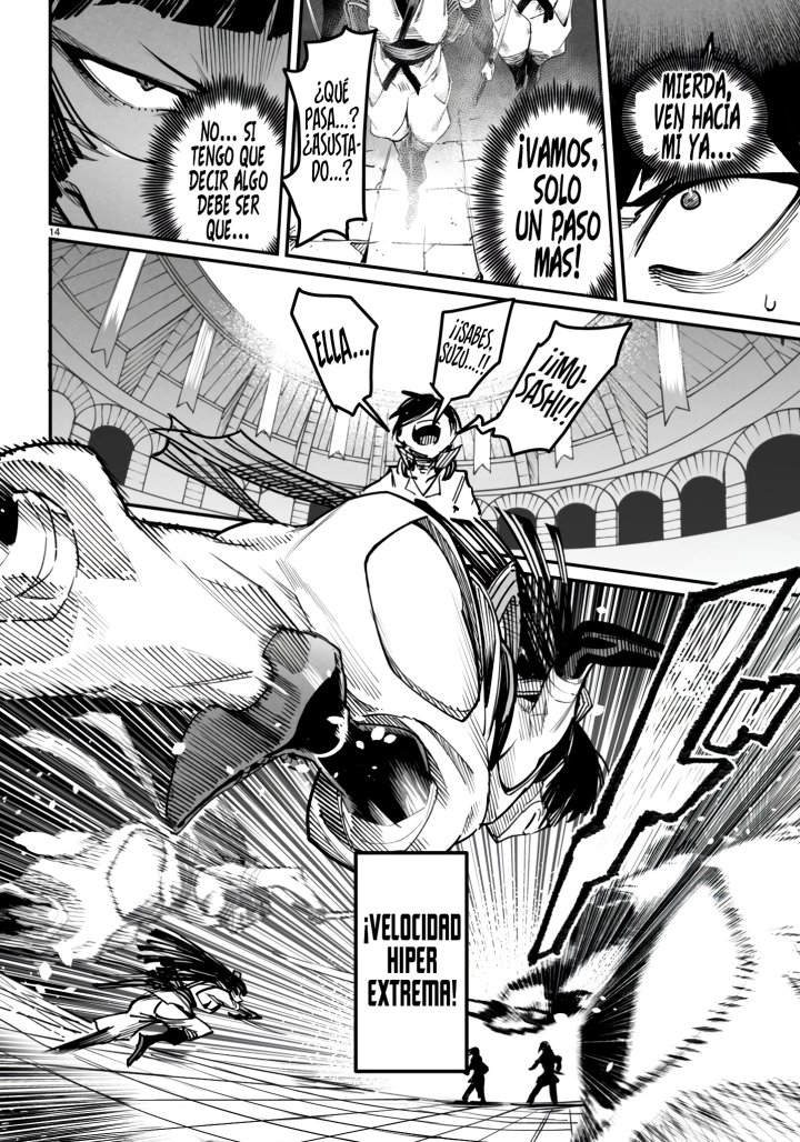 REENCARNADO EN UN COLISEO ~Utilizando la habilidad más débil para derrotar a las mujeres más fuertes y crear un harem de esclavas~ Capítulo 19 - Page 15