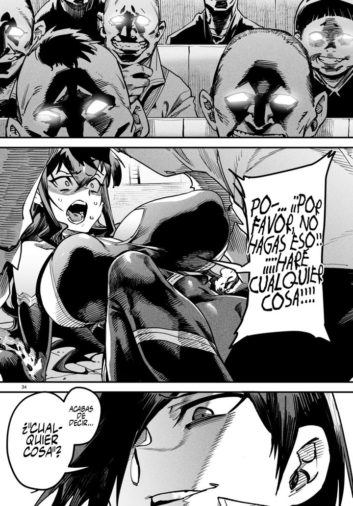 REENCARNADO EN UN COLISEO ~Utilizando la habilidad más débil para derrotar a las mujeres más fuertes y crear un harem de esclavas~ Capítulo 2 - Page 35