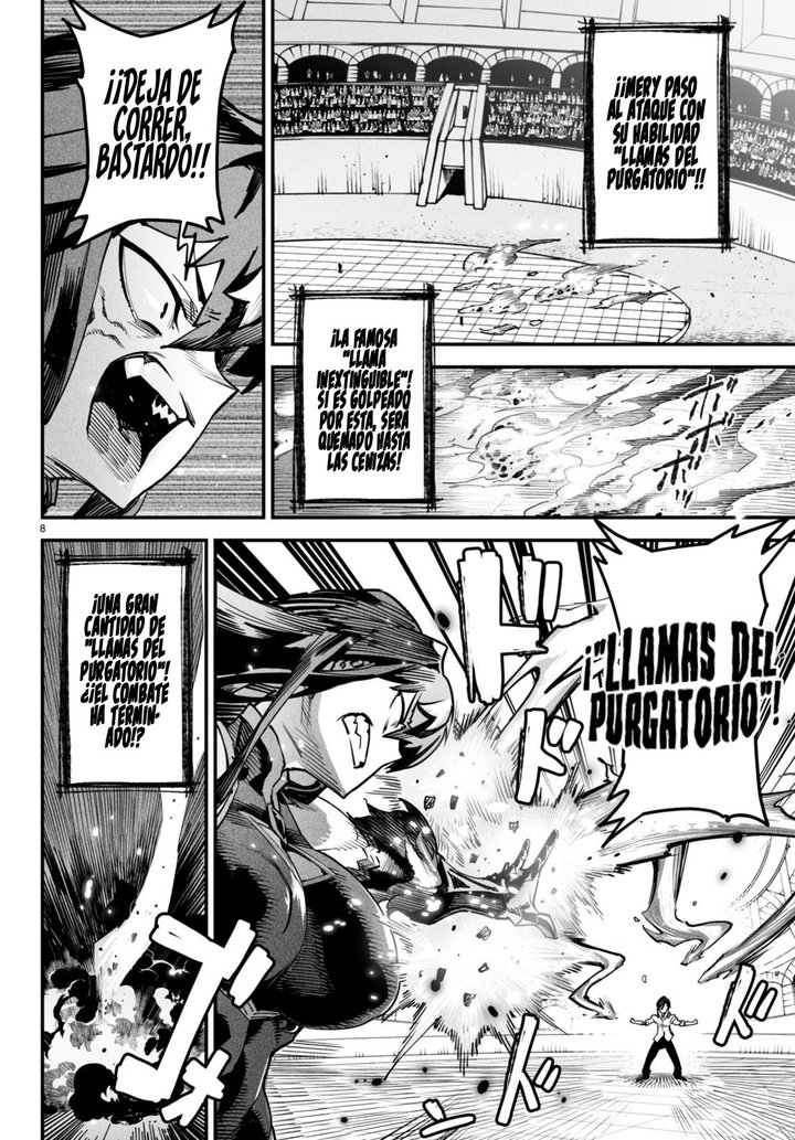 REENCARNADO EN UN COLISEO ~Utilizando la habilidad más débil para derrotar a las mujeres más fuertes y crear un harem de esclavas~ Capítulo 2 - Page 9