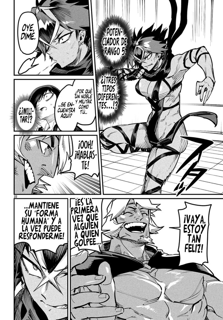 REENCARNADO EN UN COLISEO ~Utilizando la habilidad más débil para derrotar a las mujeres más fuertes y crear un harem de esclavas~ Capítulo 21 - Page 24