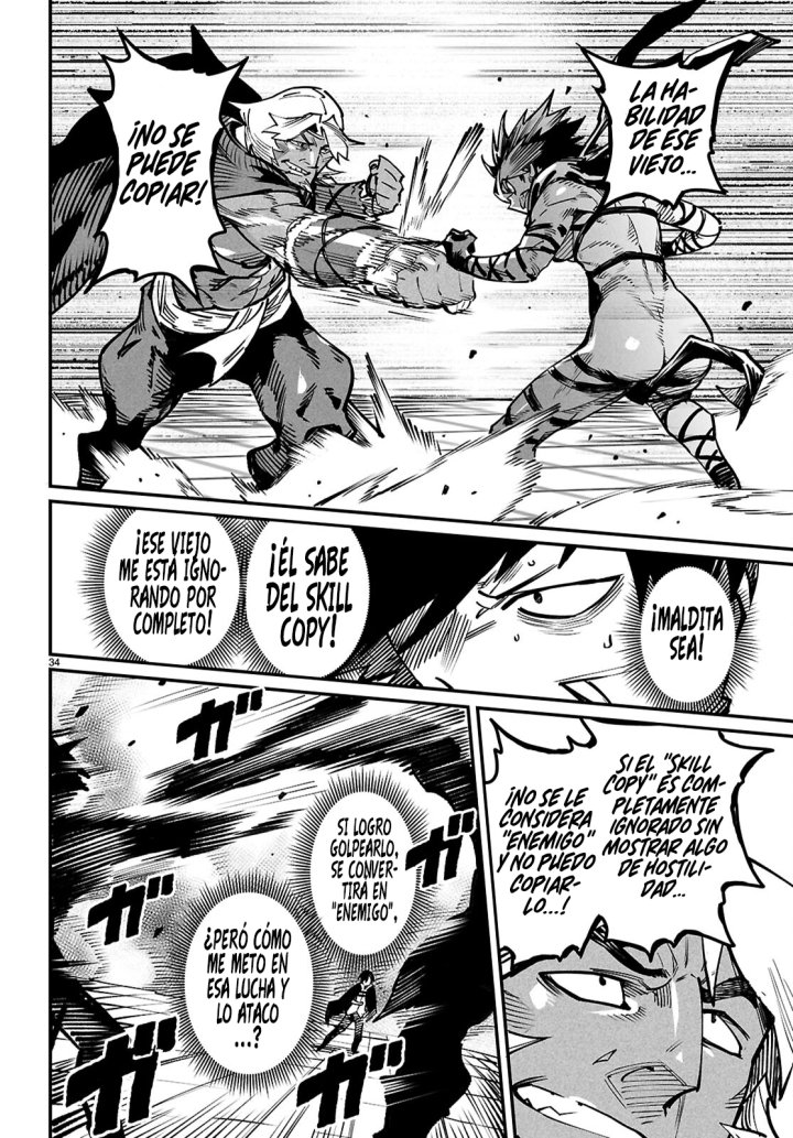 REENCARNADO EN UN COLISEO ~Utilizando la habilidad más débil para derrotar a las mujeres más fuertes y crear un harem de esclavas~ Capítulo 21 - Page 35