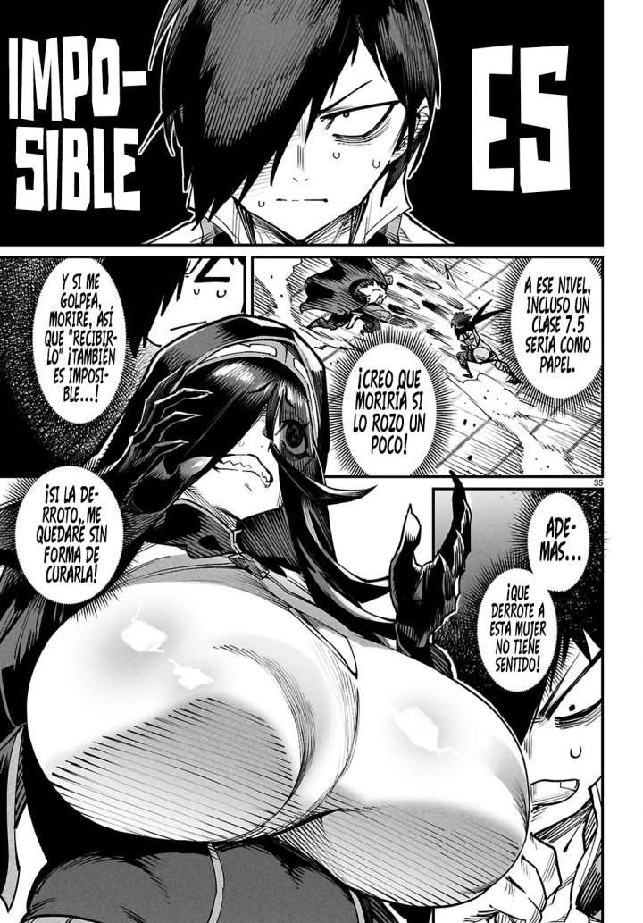 REENCARNADO EN UN COLISEO ~Utilizando la habilidad más débil para derrotar a las mujeres más fuertes y crear un harem de esclavas~ Capítulo 21 - Page 36