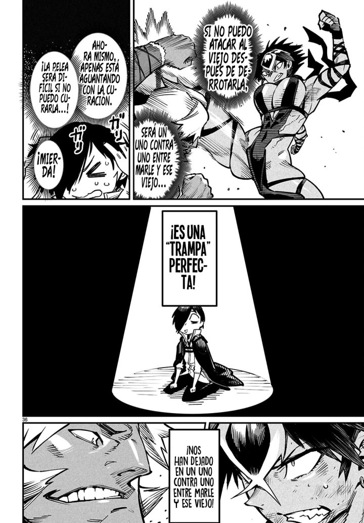 REENCARNADO EN UN COLISEO ~Utilizando la habilidad más débil para derrotar a las mujeres más fuertes y crear un harem de esclavas~ Capítulo 21 - Page 37