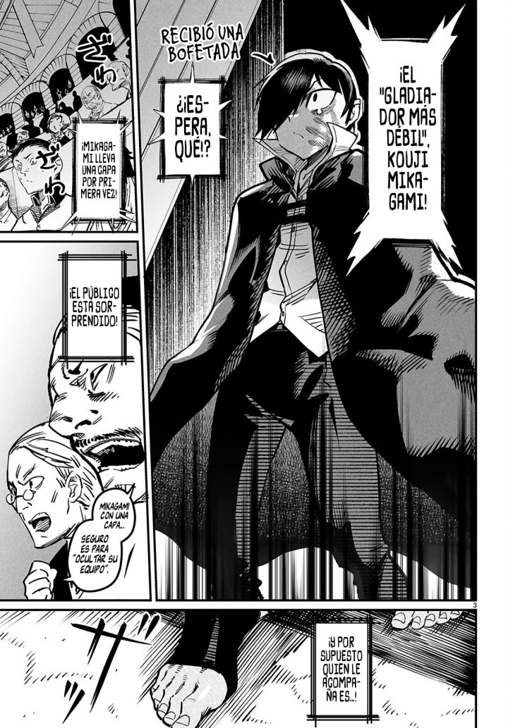 REENCARNADO EN UN COLISEO ~Utilizando la habilidad más débil para derrotar a las mujeres más fuertes y crear un harem de esclavas~ Capítulo 21 - Page 5