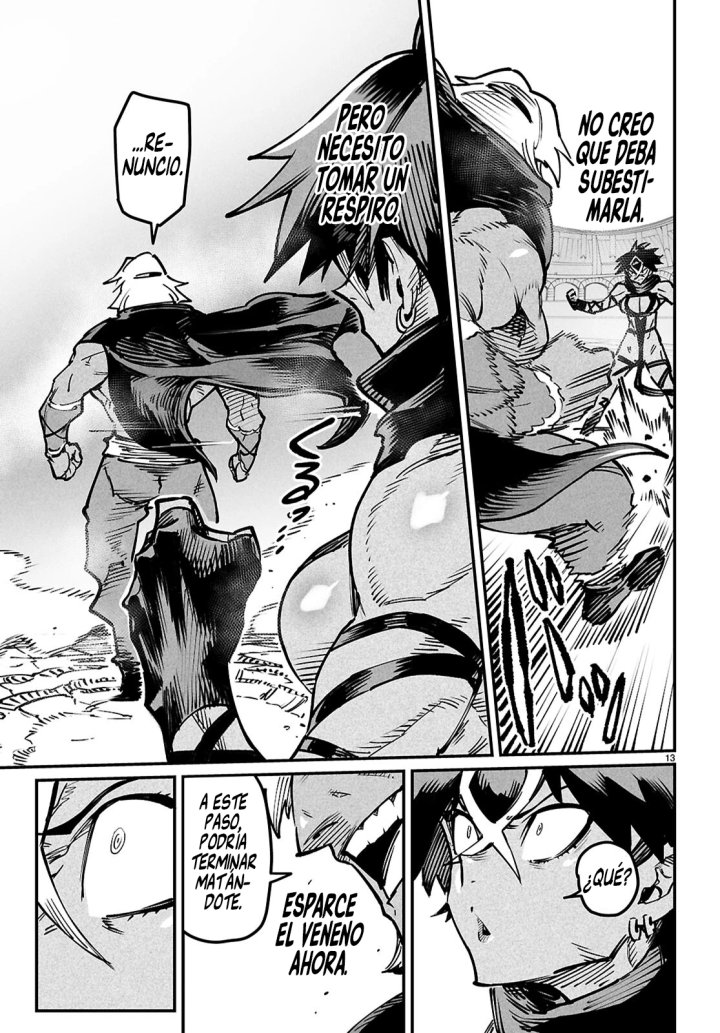 REENCARNADO EN UN COLISEO ~Utilizando la habilidad más débil para derrotar a las mujeres más fuertes y crear un harem de esclavas~ Capítulo 22 - Page 14