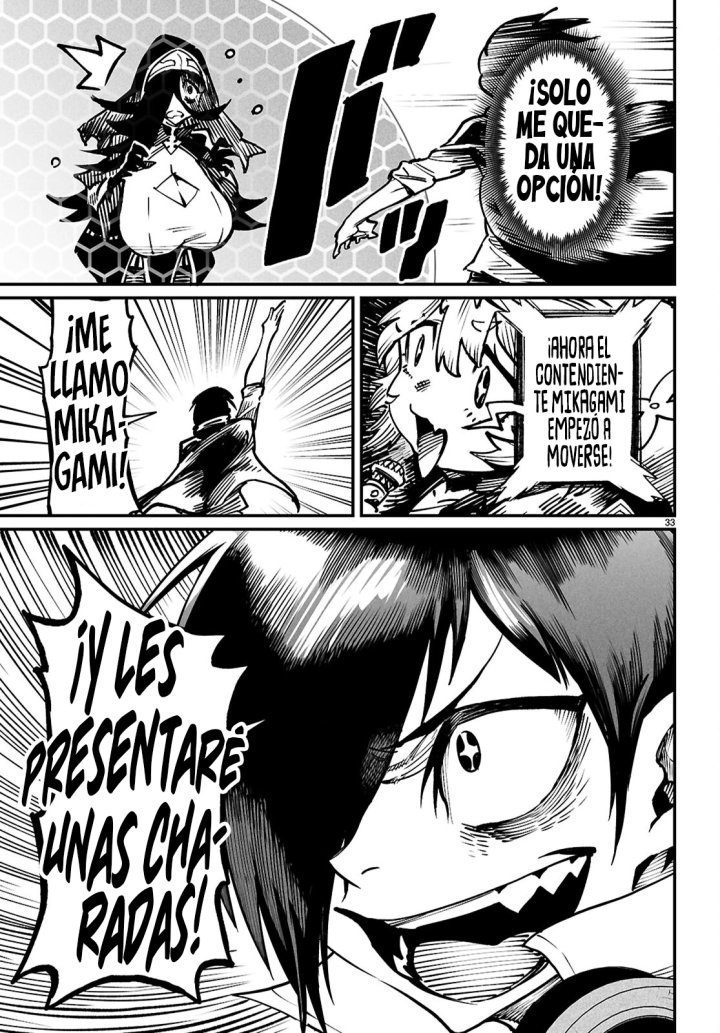 REENCARNADO EN UN COLISEO ~Utilizando la habilidad más débil para derrotar a las mujeres más fuertes y crear un harem de esclavas~ Capítulo 22 - Page 35