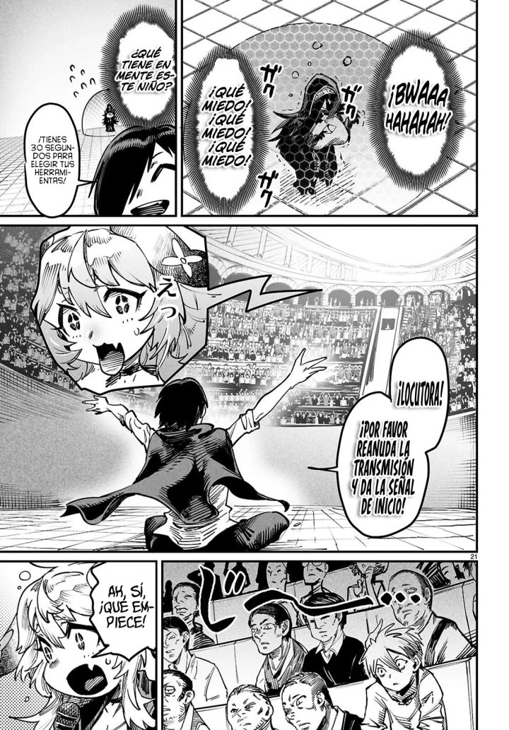 REENCARNADO EN UN COLISEO ~Utilizando la habilidad más débil para derrotar a las mujeres más fuertes y crear un harem de esclavas~ Capítulo 23 - Page 27