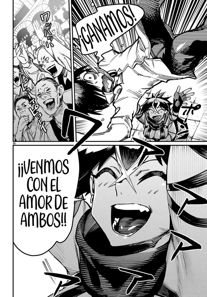 REENCARNADO EN UN COLISEO ~Utilizando la habilidad más débil para derrotar a las mujeres más fuertes y crear un harem de esclavas~ Capítulo 25 - Page 36