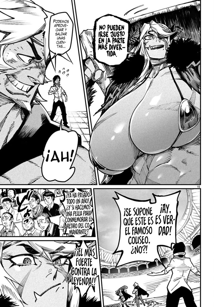 REENCARNADO EN UN COLISEO ~Utilizando la habilidad más débil para derrotar a las mujeres más fuertes y crear un harem de esclavas~ Capítulo 26 - Page 17