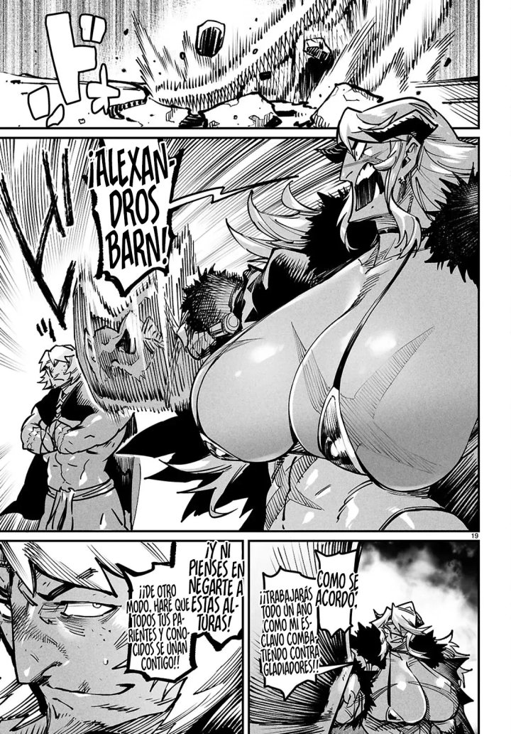 REENCARNADO EN UN COLISEO ~Utilizando la habilidad más débil para derrotar a las mujeres más fuertes y crear un harem de esclavas~ Capítulo 26 - Page 21
