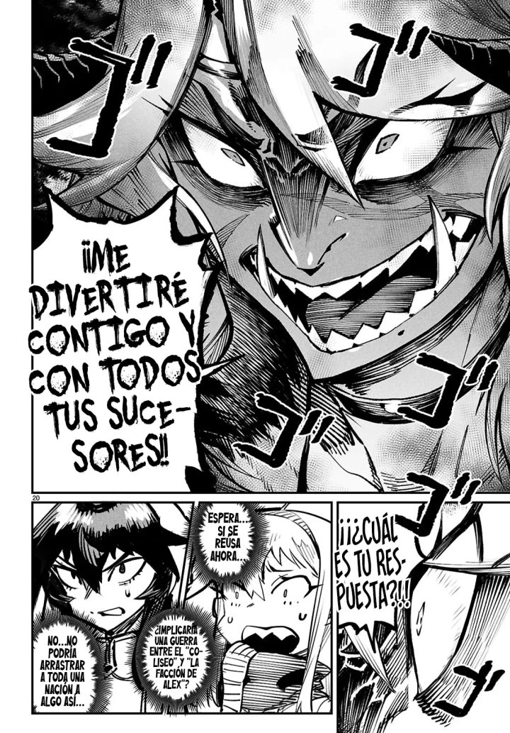 REENCARNADO EN UN COLISEO ~Utilizando la habilidad más débil para derrotar a las mujeres más fuertes y crear un harem de esclavas~ Capítulo 26 - Page 22