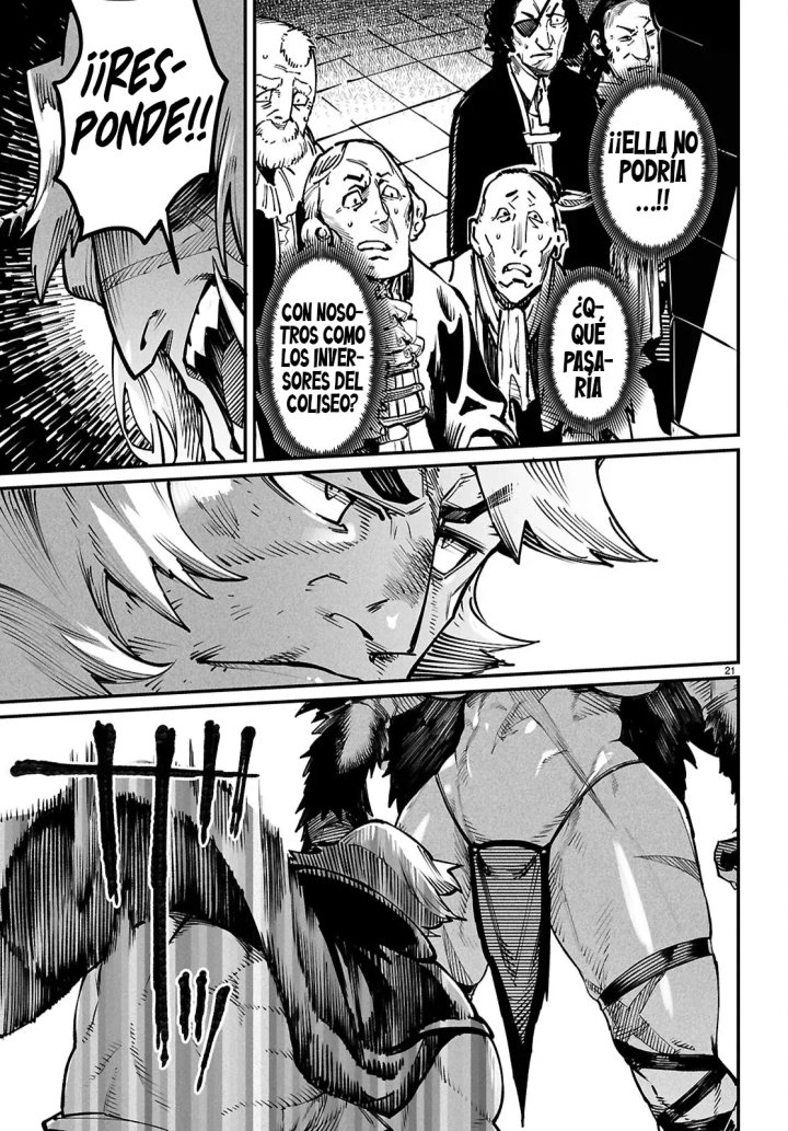 REENCARNADO EN UN COLISEO ~Utilizando la habilidad más débil para derrotar a las mujeres más fuertes y crear un harem de esclavas~ Capítulo 26 - Page 23