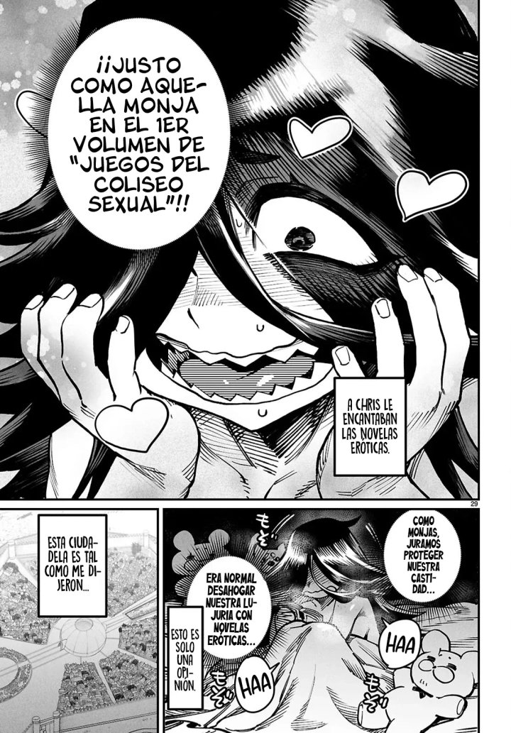 REENCARNADO EN UN COLISEO ~Utilizando la habilidad más débil para derrotar a las mujeres más fuertes y crear un harem de esclavas~ Capítulo 26 - Page 31