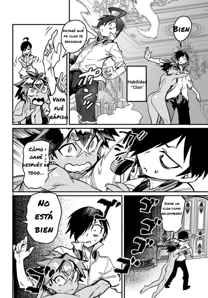 REENCARNADO EN UN COLISEO ~Utilizando la habilidad más débil para derrotar a las mujeres más fuertes y crear un harem de esclavas~ Capítulo 27 - Page 9