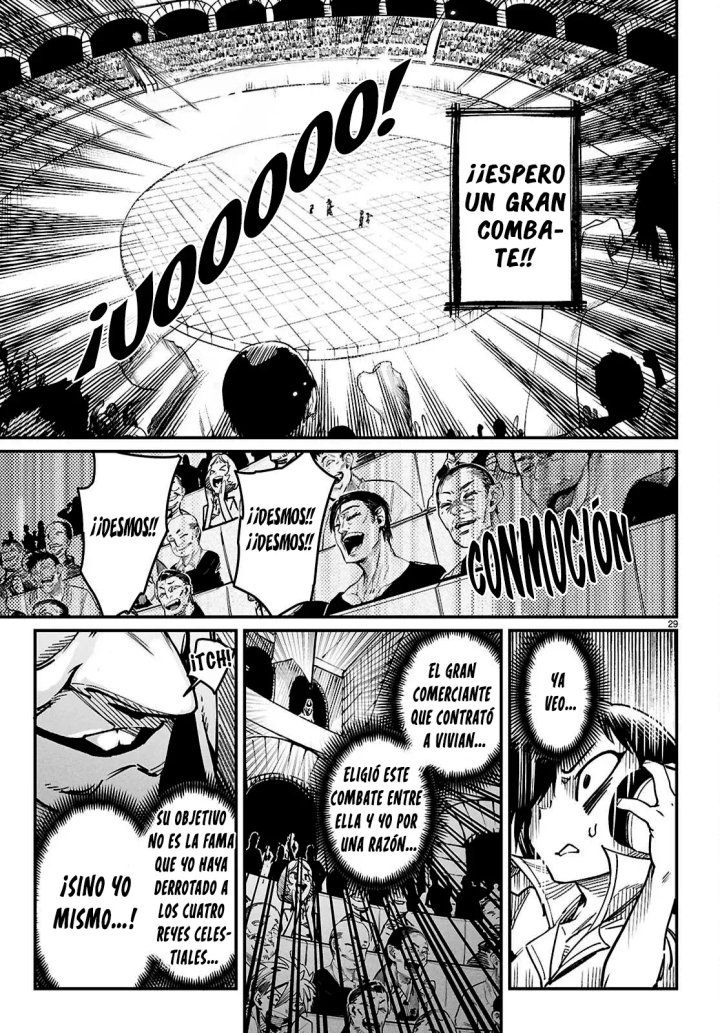 REENCARNADO EN UN COLISEO ~Utilizando la habilidad más débil para derrotar a las mujeres más fuertes y crear un harem de esclavas~ Capítulo 28 - Page 33