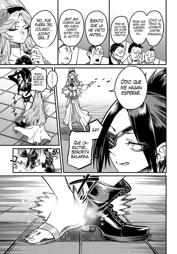 REENCARNADO EN UN COLISEO ~Utilizando la habilidad más débil para derrotar a las mujeres más fuertes y crear un harem de esclavas~ Capítulo 29 - Page 10