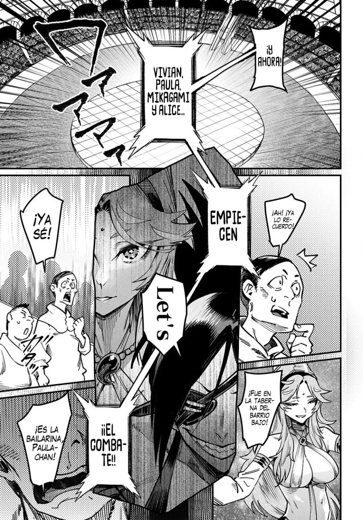 REENCARNADO EN UN COLISEO ~Utilizando la habilidad más débil para derrotar a las mujeres más fuertes y crear un harem de esclavas~ Capítulo 29 - Page 12