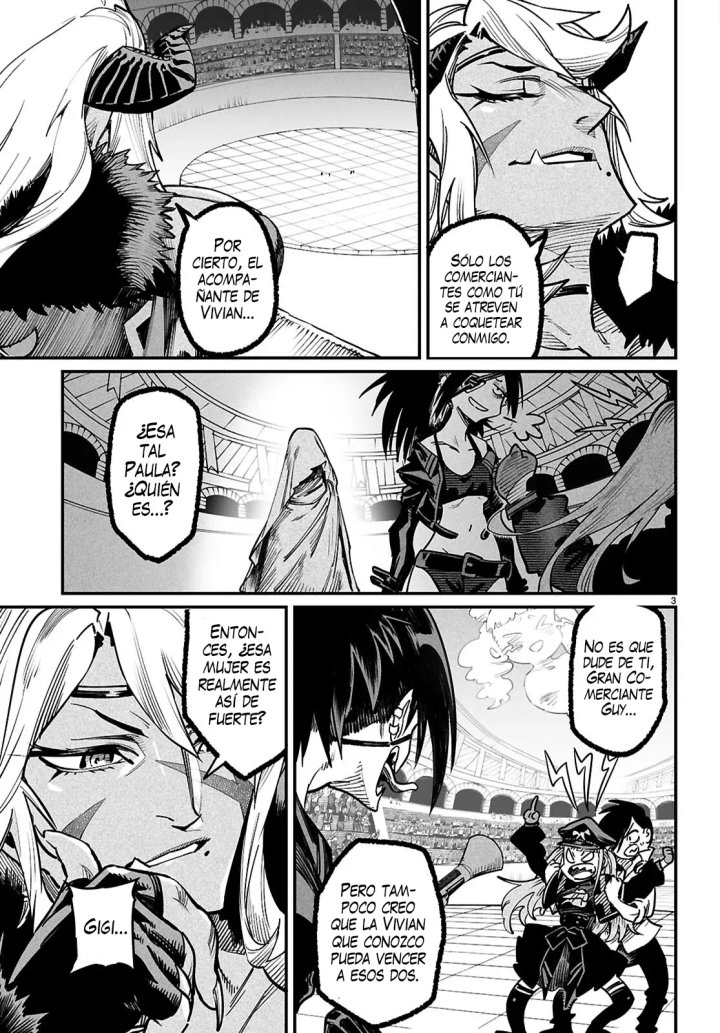 REENCARNADO EN UN COLISEO ~Utilizando la habilidad más débil para derrotar a las mujeres más fuertes y crear un harem de esclavas~ Capítulo 29 - Page 4