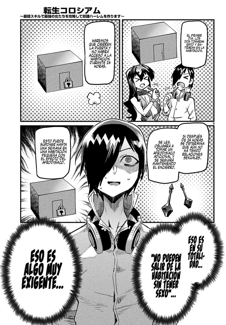 REENCARNADO EN UN COLISEO ~Utilizando la habilidad más débil para derrotar a las mujeres más fuertes y crear un harem de esclavas~ Capítulo 3 - Page 10