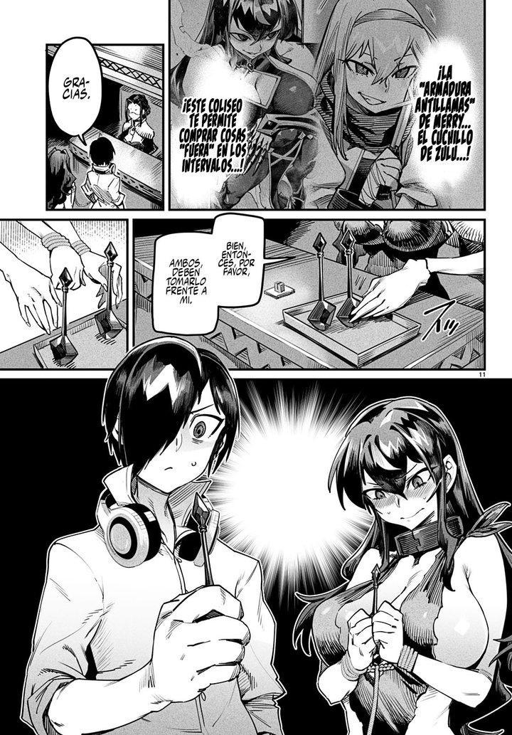 REENCARNADO EN UN COLISEO ~Utilizando la habilidad más débil para derrotar a las mujeres más fuertes y crear un harem de esclavas~ Capítulo 3 - Page 12