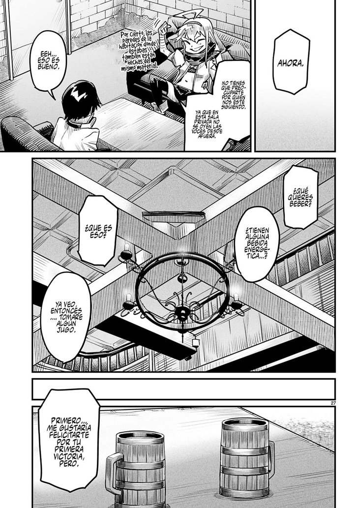 REENCARNADO EN UN COLISEO ~Utilizando la habilidad más débil para derrotar a las mujeres más fuertes y crear un harem de esclavas~ Capítulo 3 - Page 27