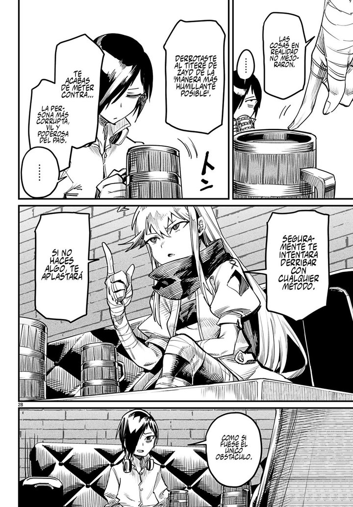 REENCARNADO EN UN COLISEO ~Utilizando la habilidad más débil para derrotar a las mujeres más fuertes y crear un harem de esclavas~ Capítulo 3 - Page 28